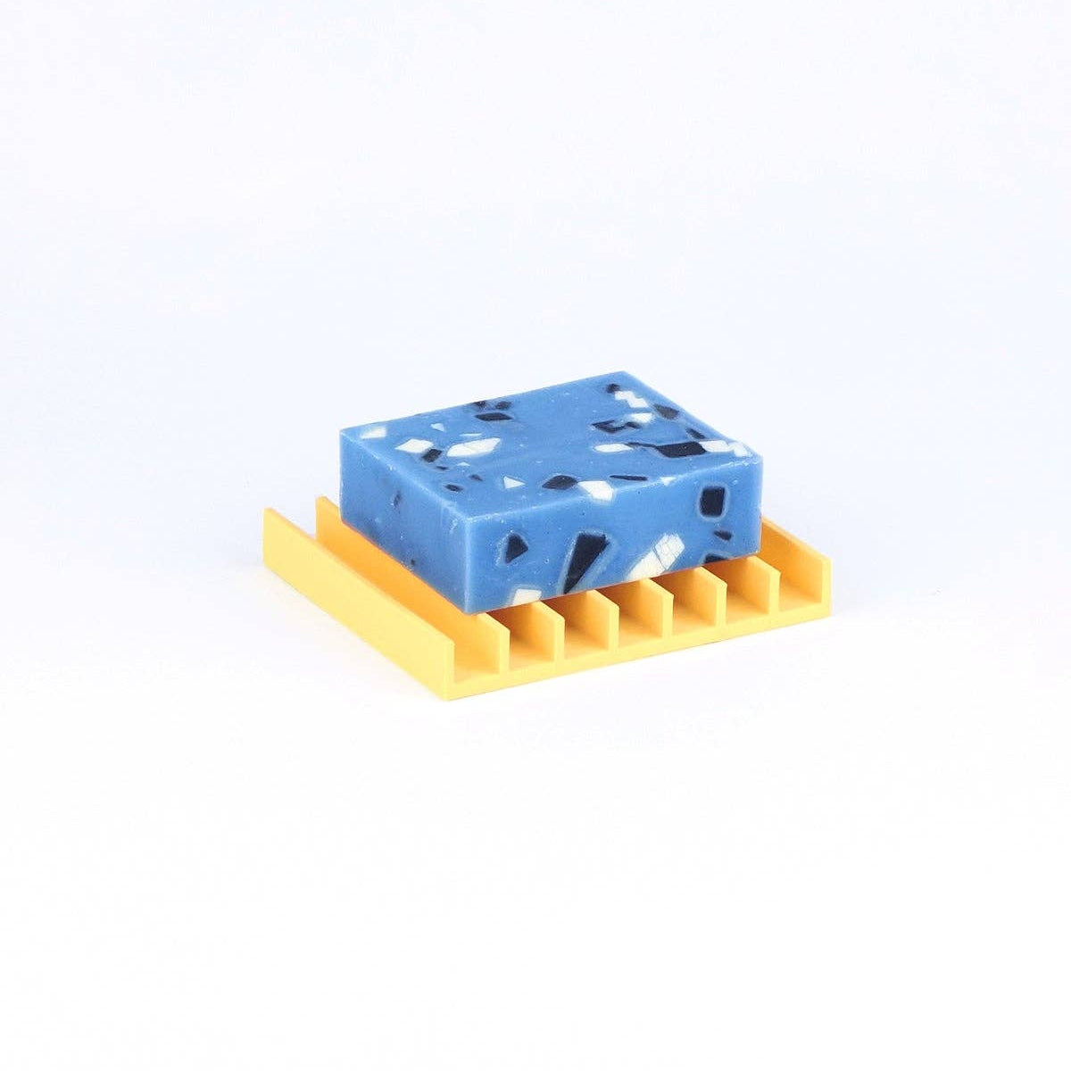 Porte-savon en plastique recyclé – Tropical Yellow Reef