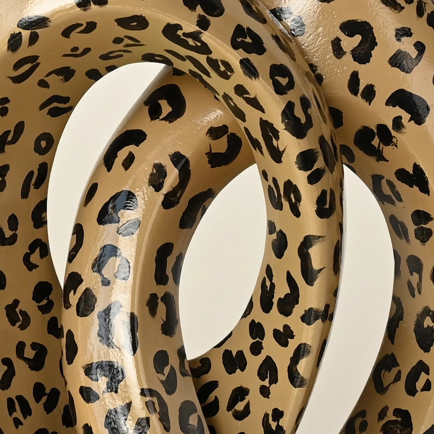 Duo de vases enlacés - PHILAE léopard