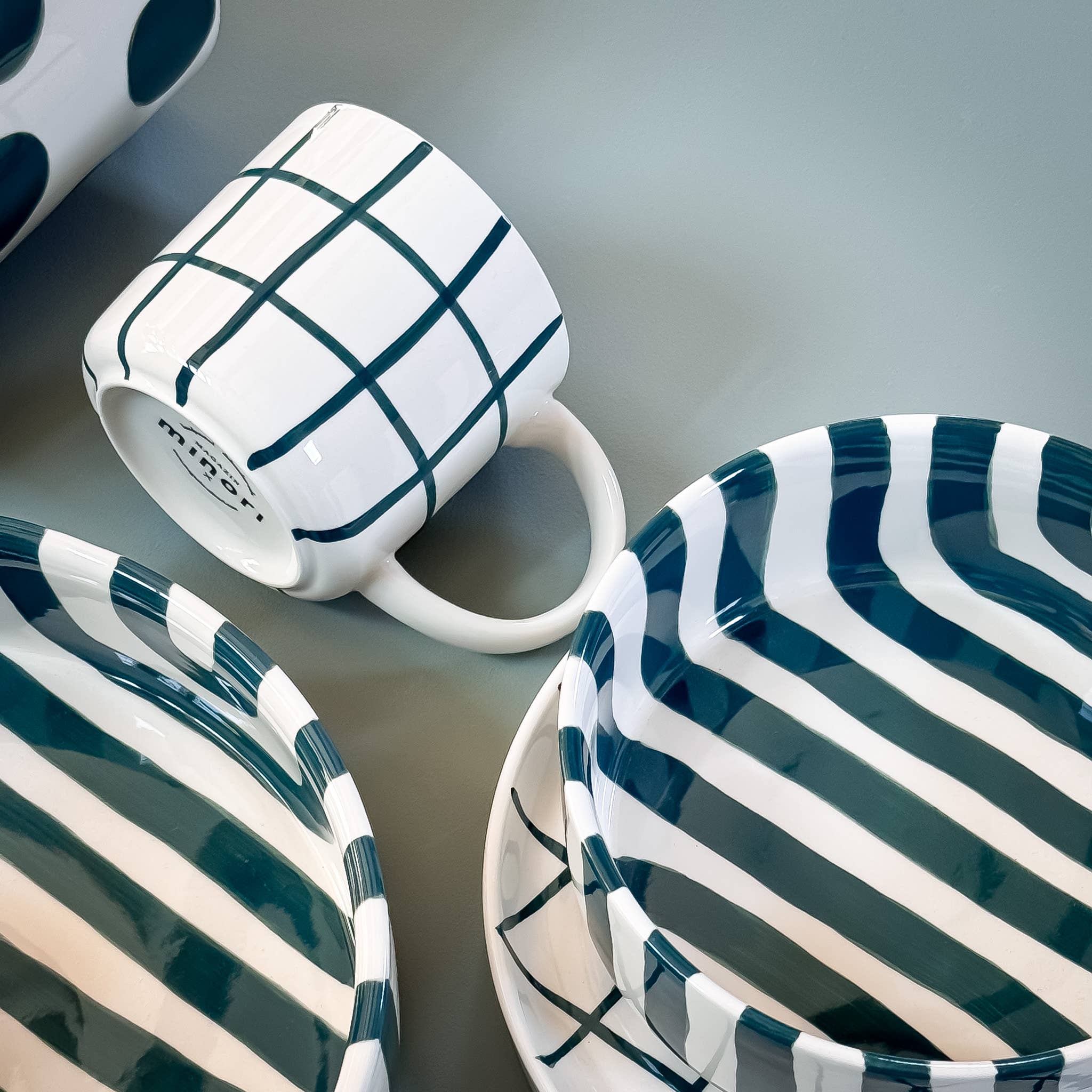 Mug GRID - vert doux