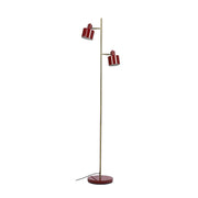 Lampadaire OCEAN rouge & laiton