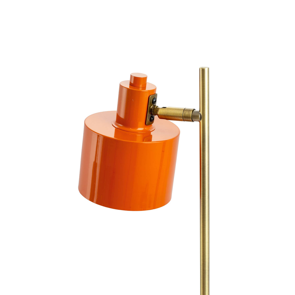 Lampe à poser OCEAN orange & laiton