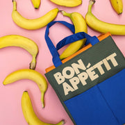 Sac déjeuner isotherme multicolore “Bon Appétit”