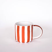 Mug STRIPES - cotto orange