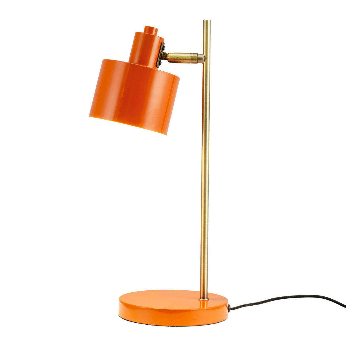 Lampe à poser OCEAN orange & laiton
