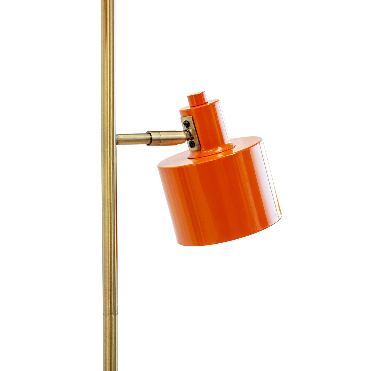 Lampadaire OCEAN orange & laiton