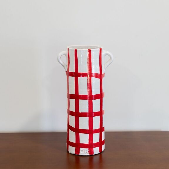 Vase "Udine" - rouge