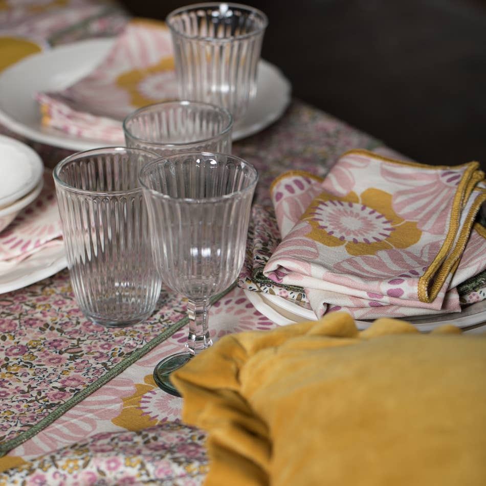 Lot de 2 serviettes de table - Motif Pop Floral