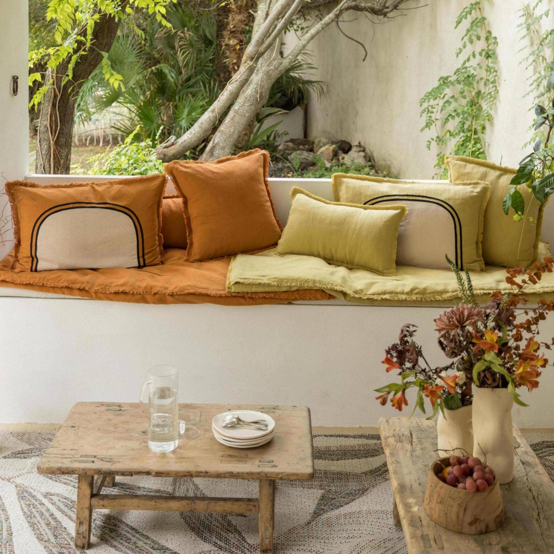 Coussin LALY cuivre - 30x50 cm