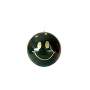 Bougie Smiley - vert foncé