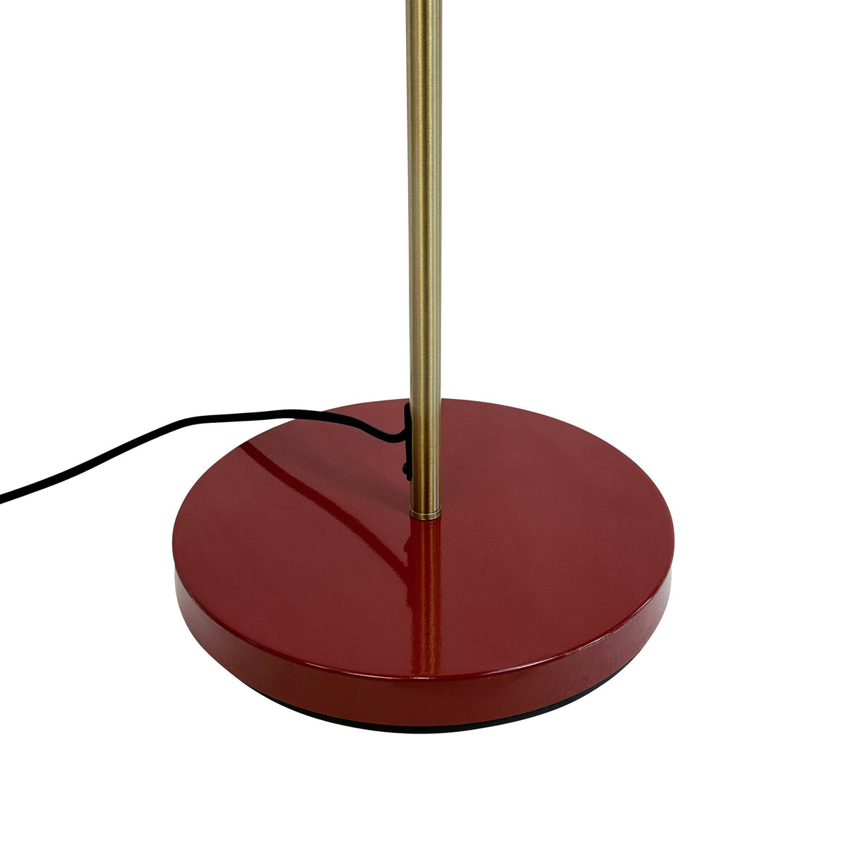 Lampadaire OCEAN rouge & laiton