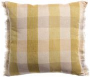 Coussin à carreaux KATE - bronze