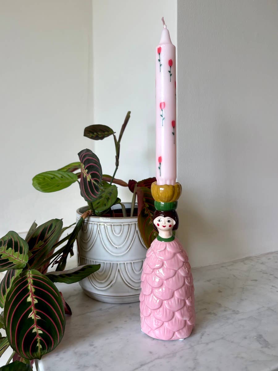 Bougie de dîner Rosy