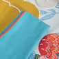 Lot de 2 serviettes à bord contrasté