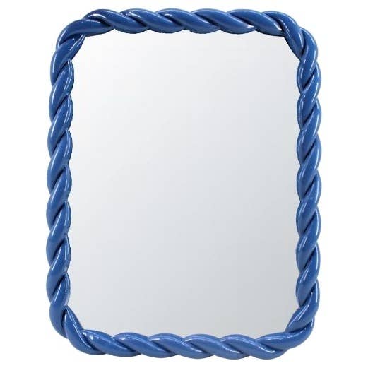 Miroir rectangulaire torsadé