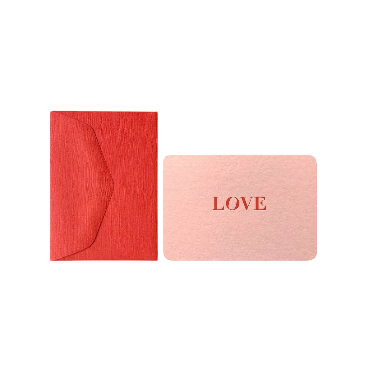 Mini carte et enveloppe - LOVE
