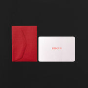 Mini carte et enveloppe – BISOUS