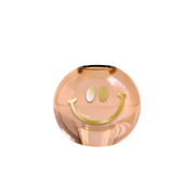 Bougeoir en verre HAPPY - or