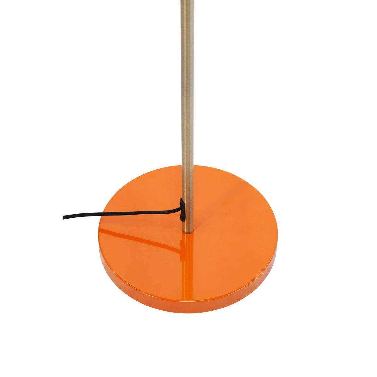 Lampadaire OCEAN orange & laiton