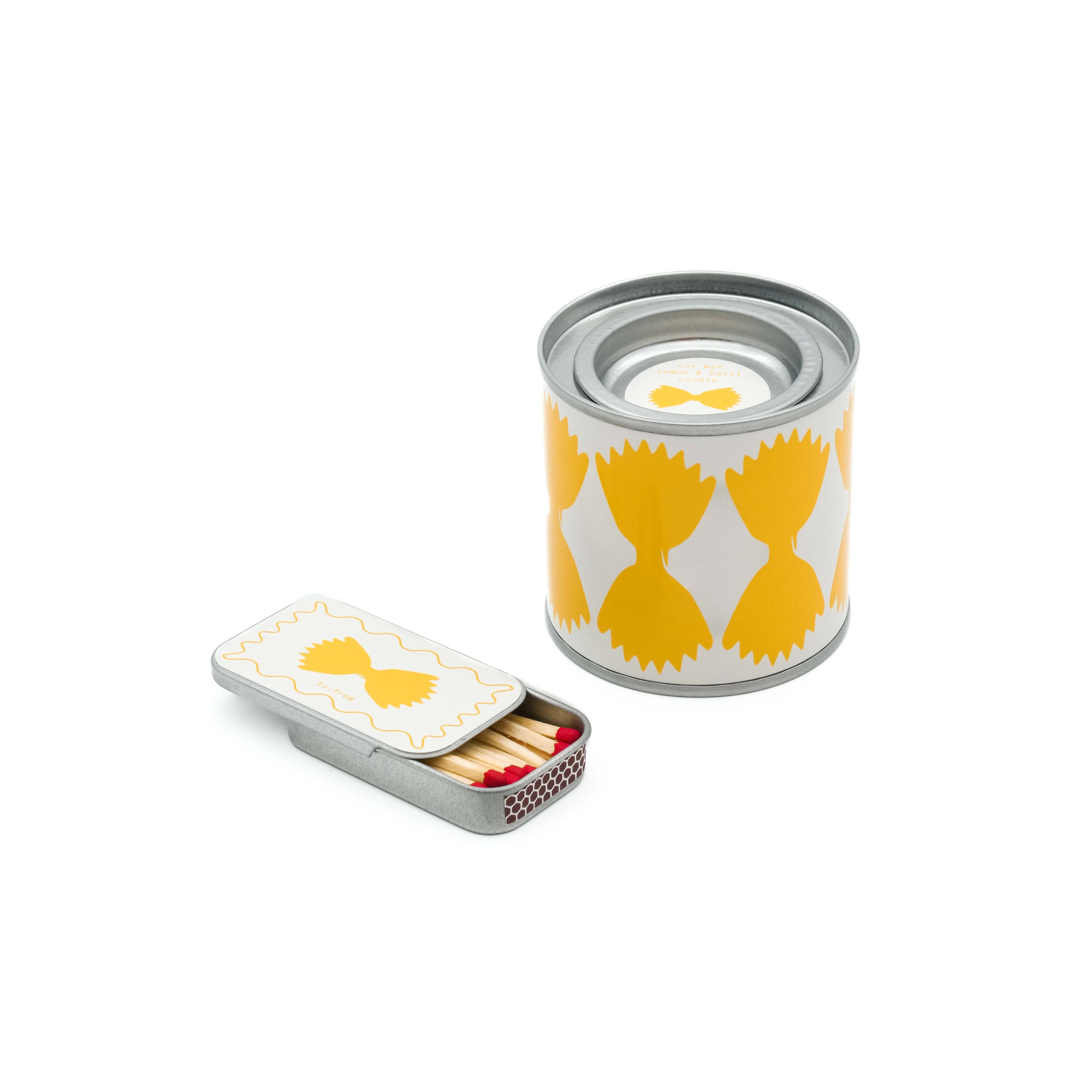 Boîte d'allumettes réutilisable PASTA