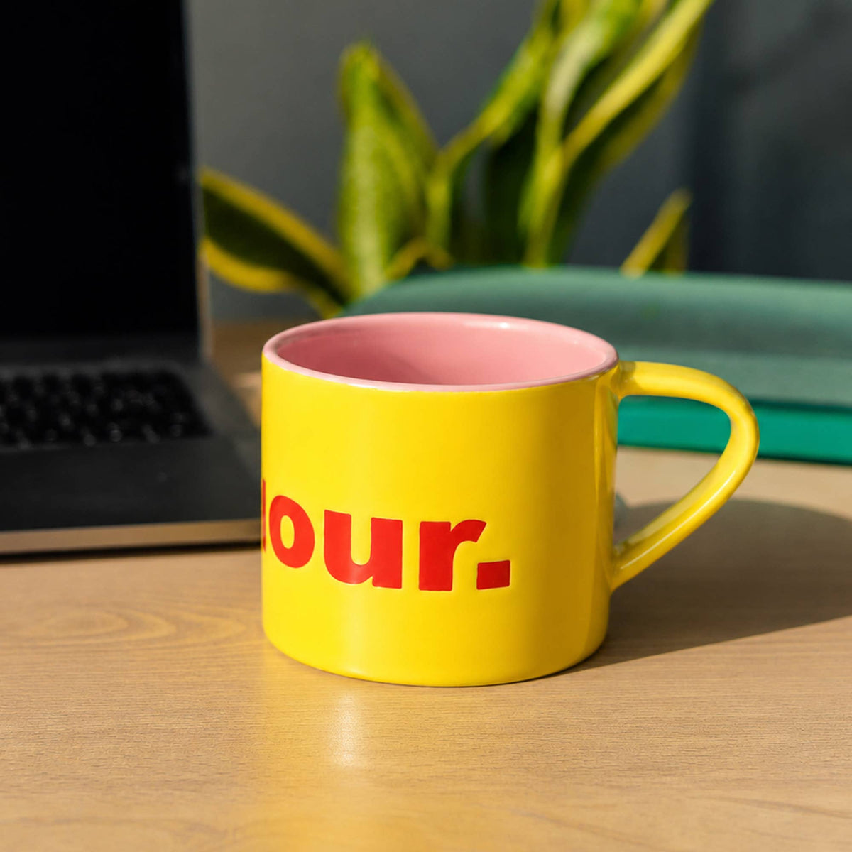 Mug BONJOUR - jaune