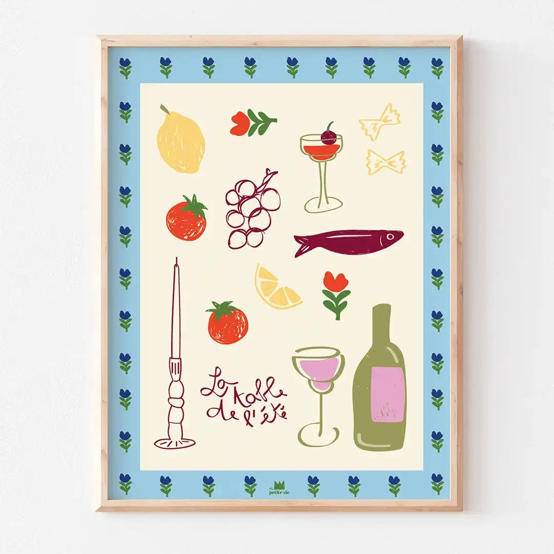 Affiche - Table d'été
