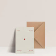Carte - Avec amour