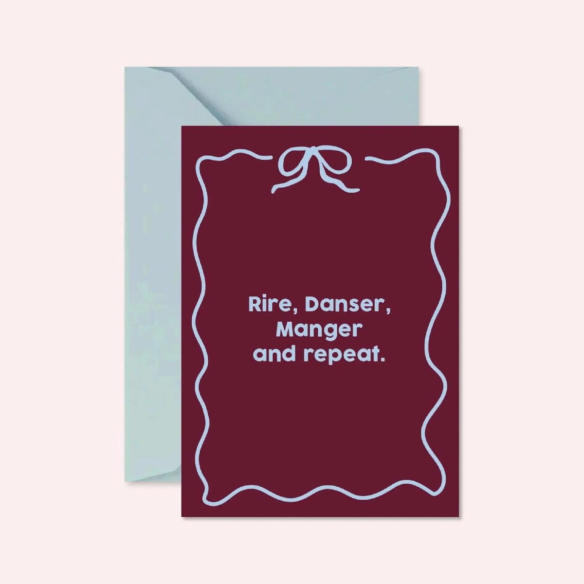 Carte - Rire, Danser, Manger