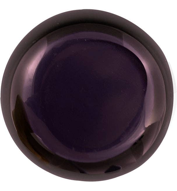 Photophore en verre soufflé – Violet profond