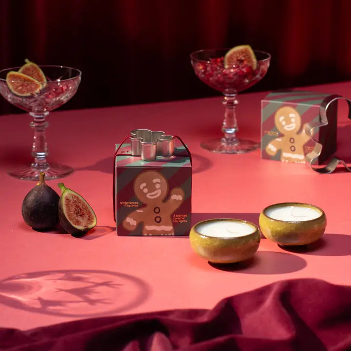 Coffret bougies chauffe-plat Pain d'épices (Boîte de 2) - pain d'épices
