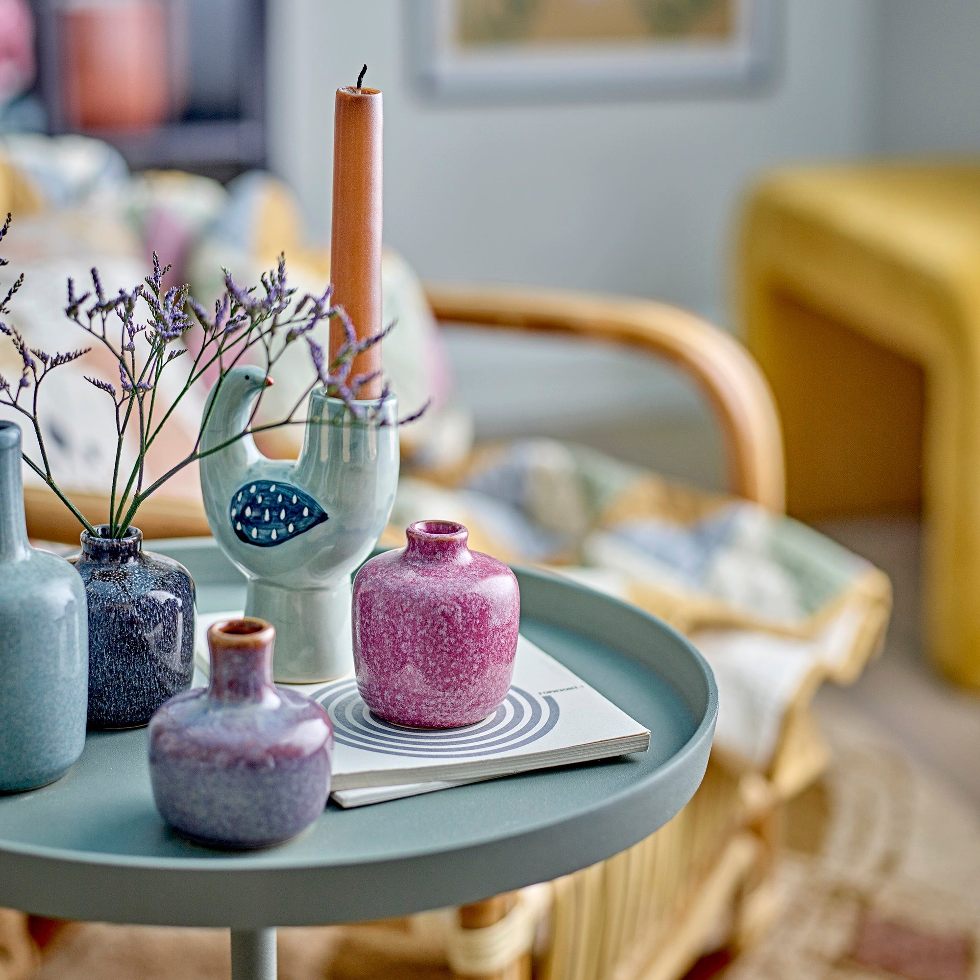 Bougeoir TRUDY - bleu