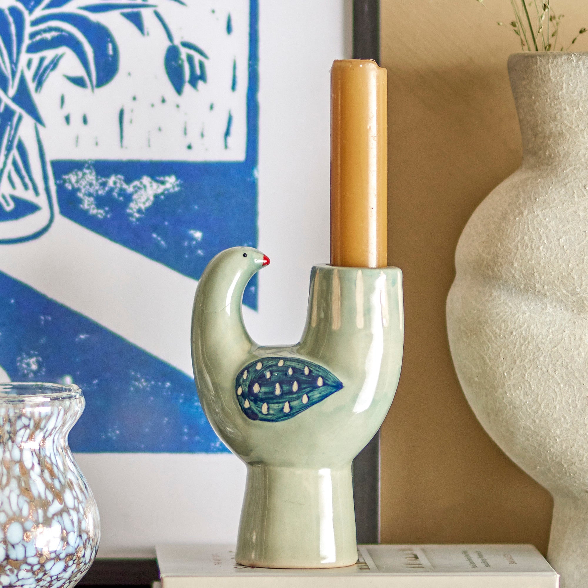 Bougeoir TRUDY - bleu