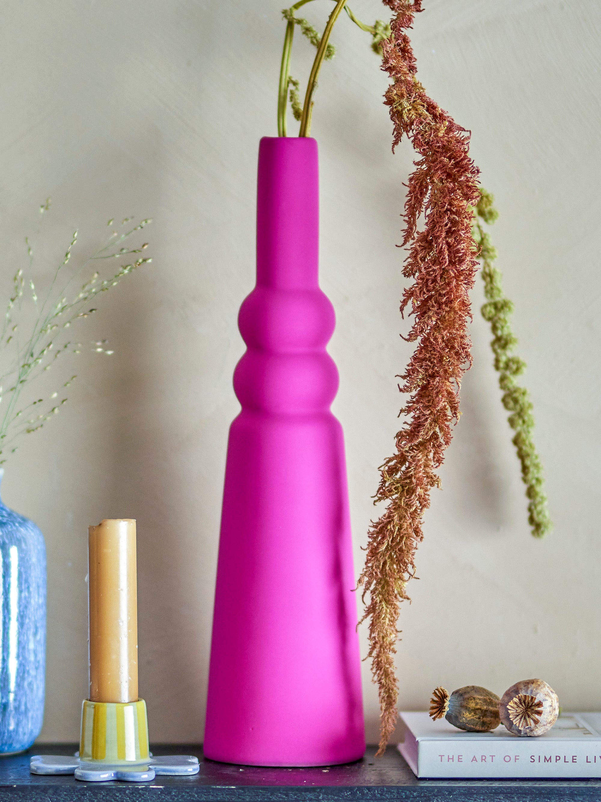 Vase ISOLDE rose fuschia
