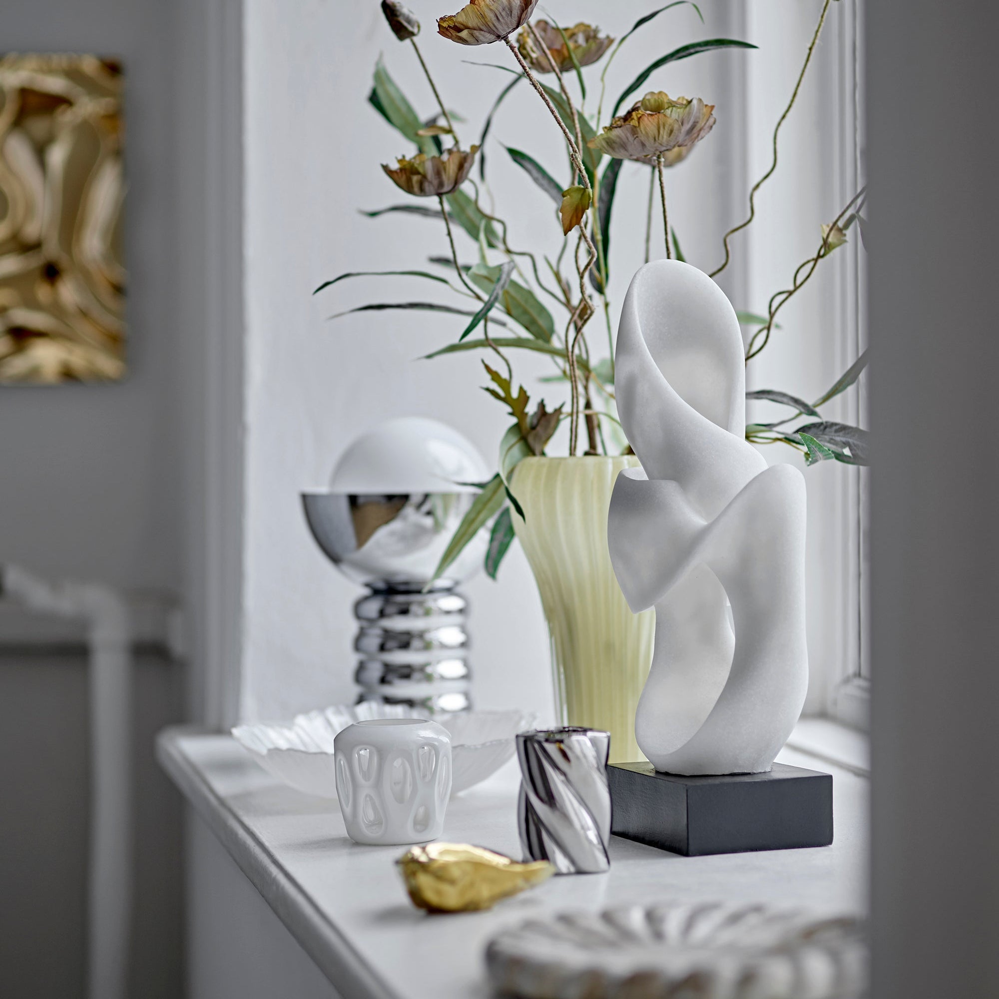 Lampe de table Spike chromée