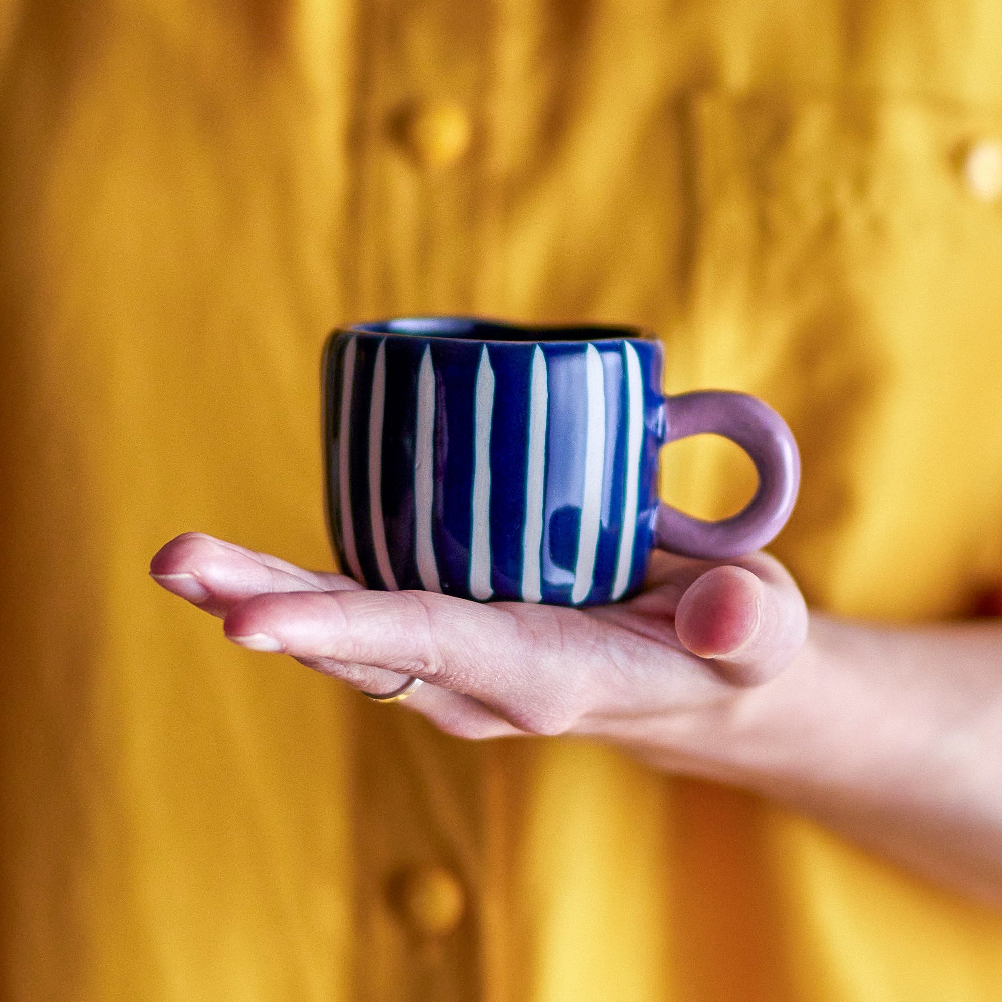 Tasse NINI - bleu à rayures