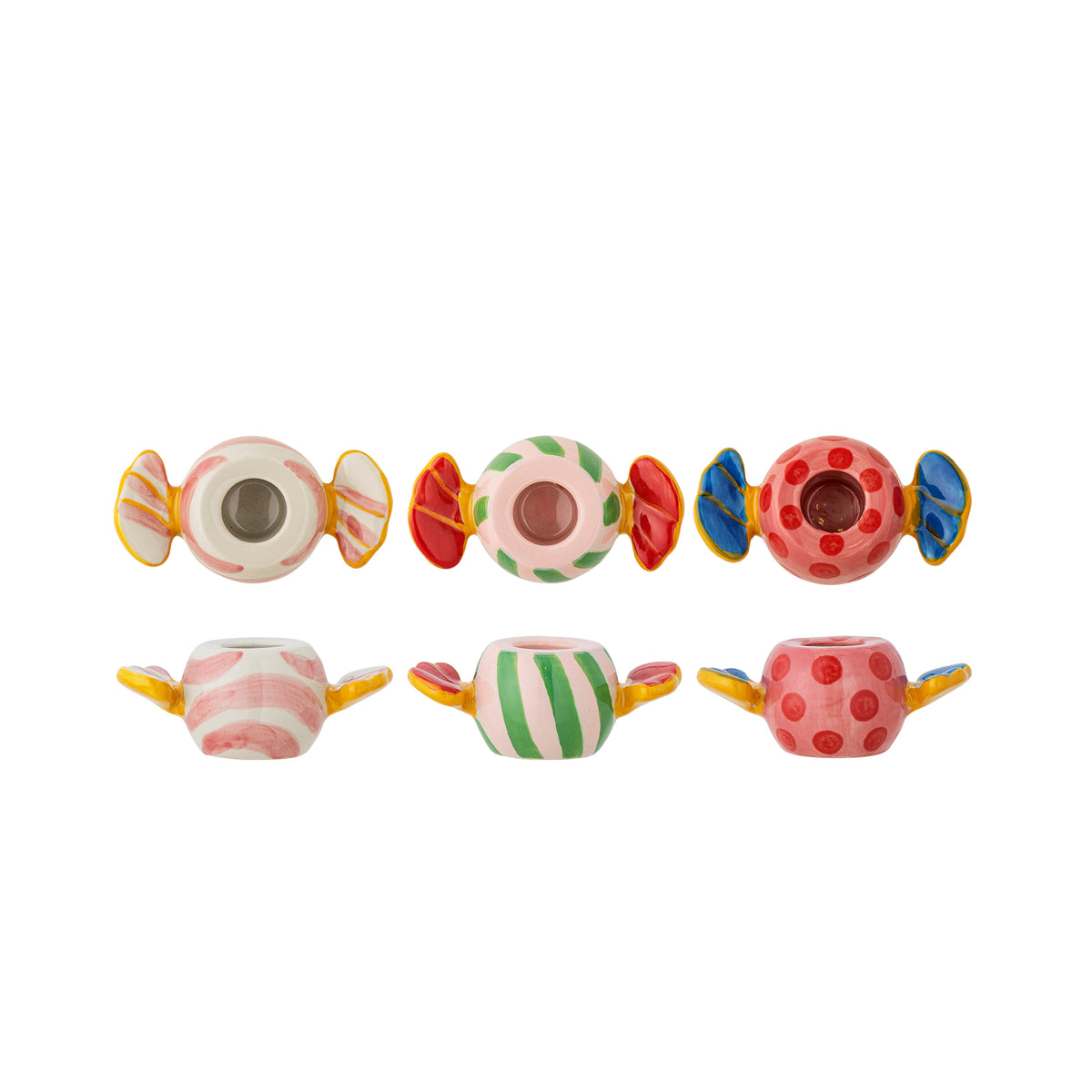 Bougeoirs CARAMELLA – Lot de 3