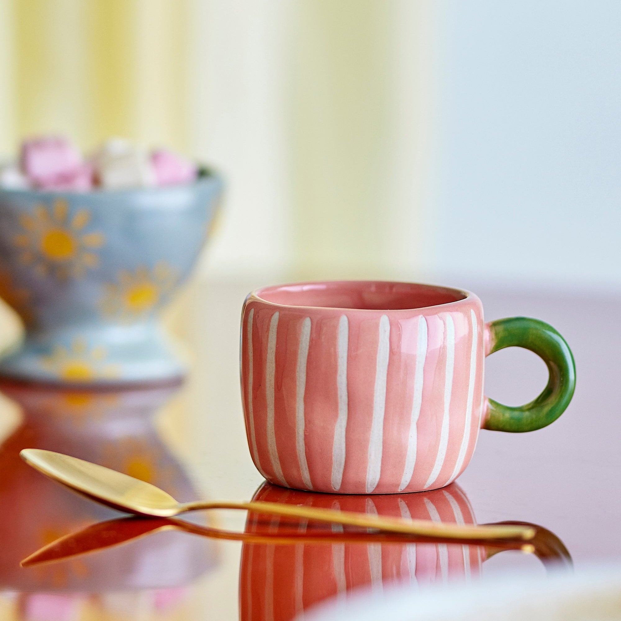 Tasse NINI - rose à rayures