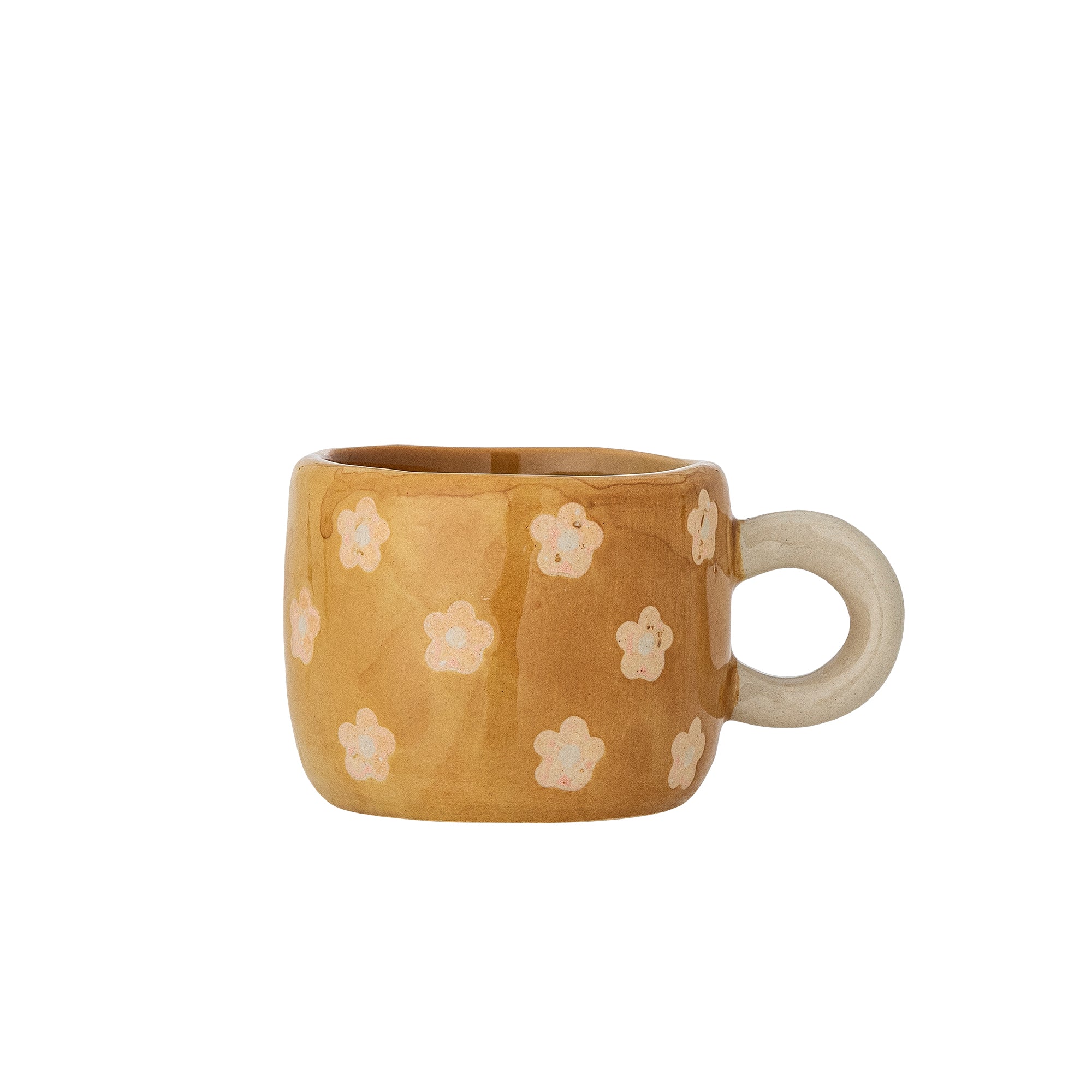 Tasse NINI - FLEURS marron