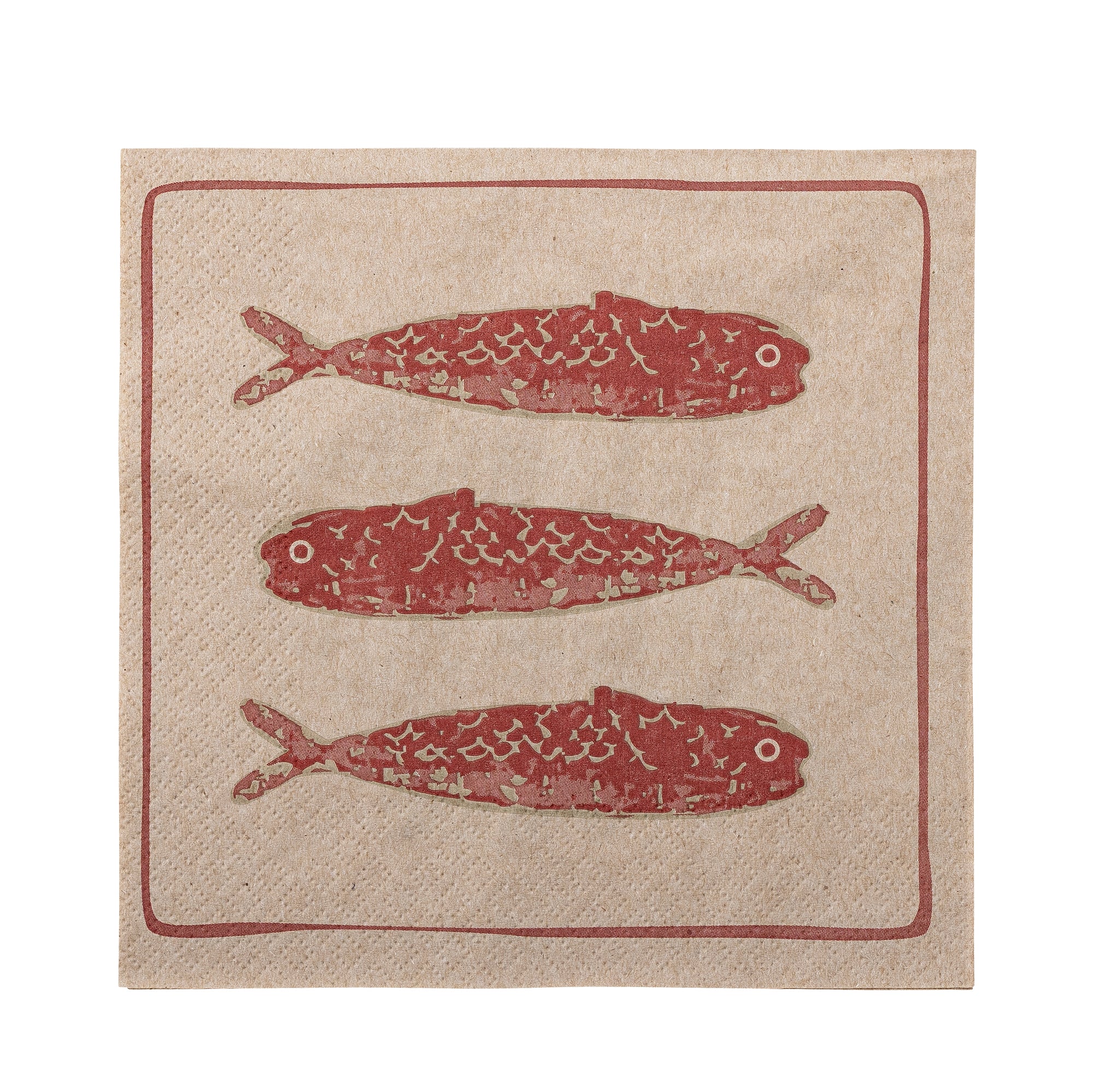 Serviettes en papier Hadden – Poissons & crustacés (Lot de 20)