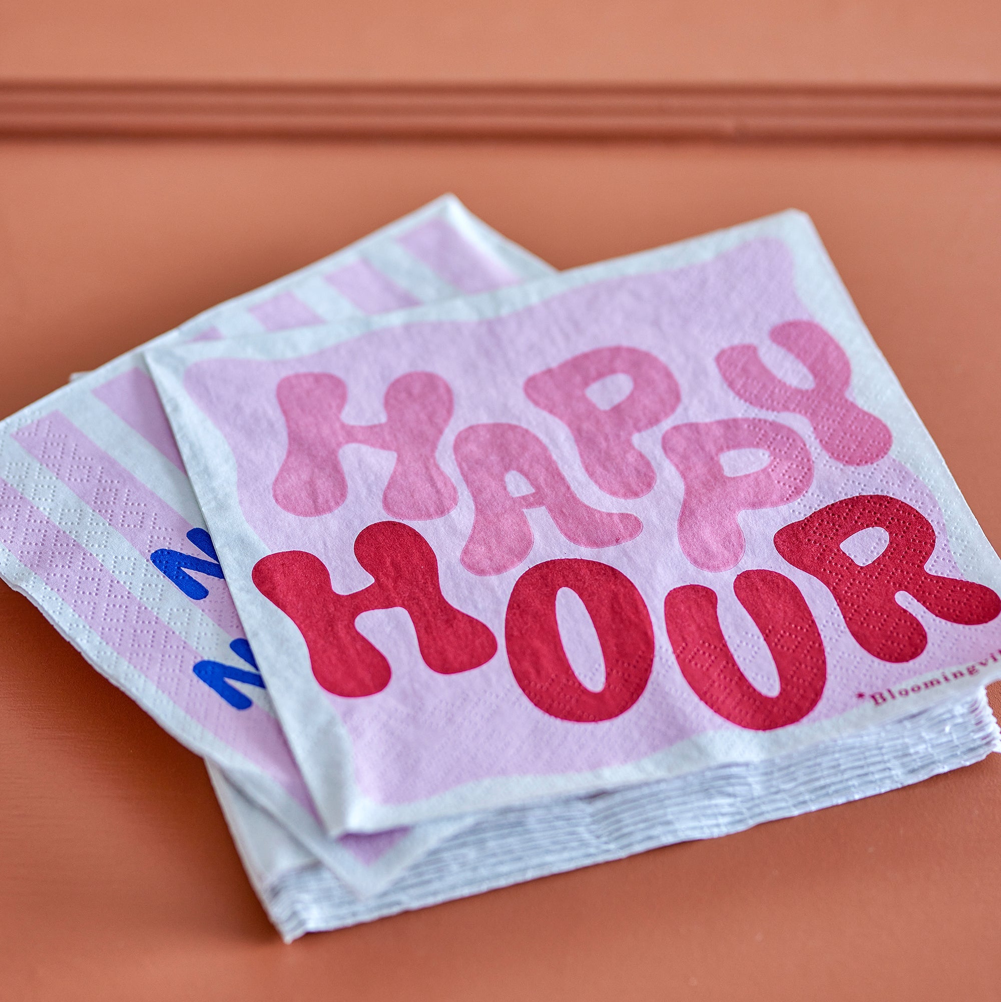 Serviettes en papier Rosy - HAPPY HOUR (lot de 20)