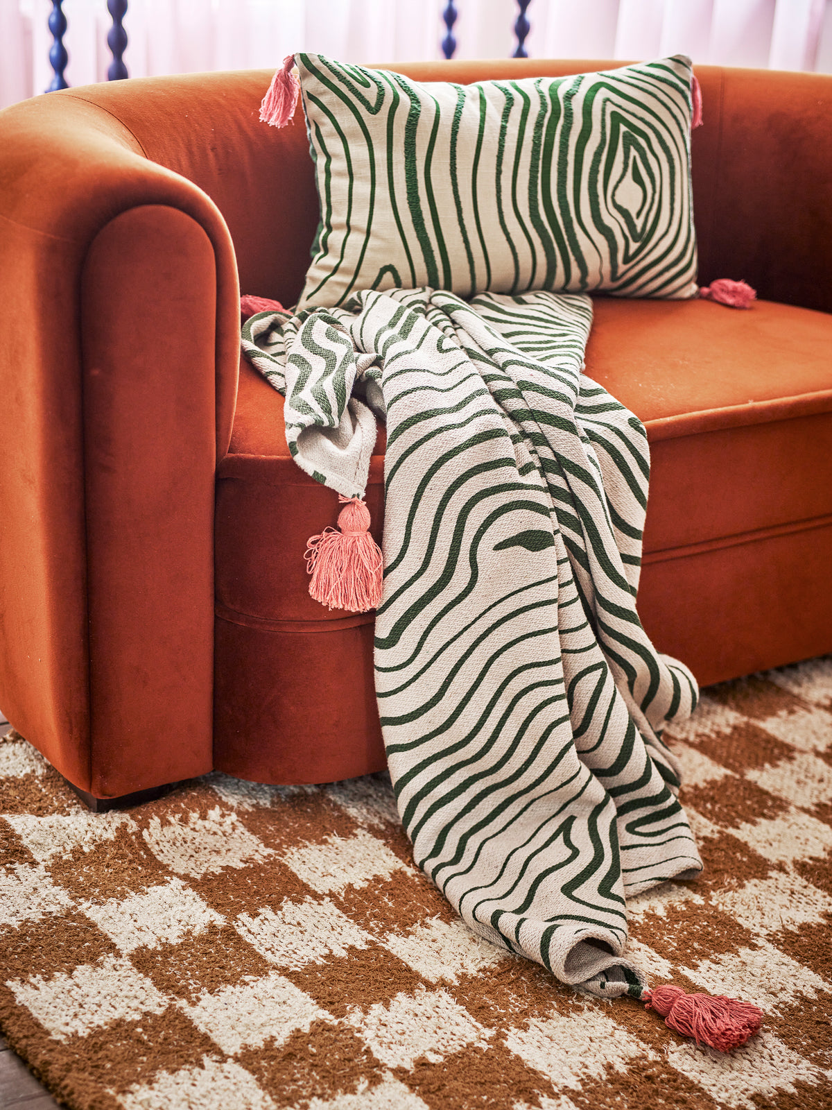 Plaid WOODSBY - coton recyclé
