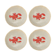 Assiettes HADDEN homard (lot de 4)