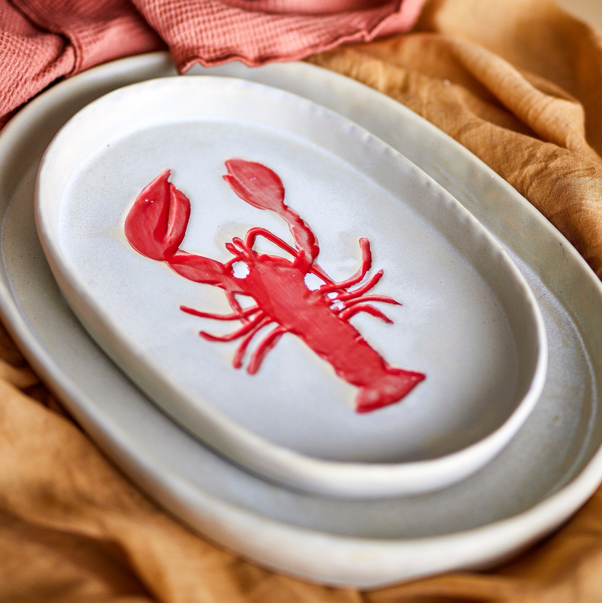 Assiette de service HADDEN homard