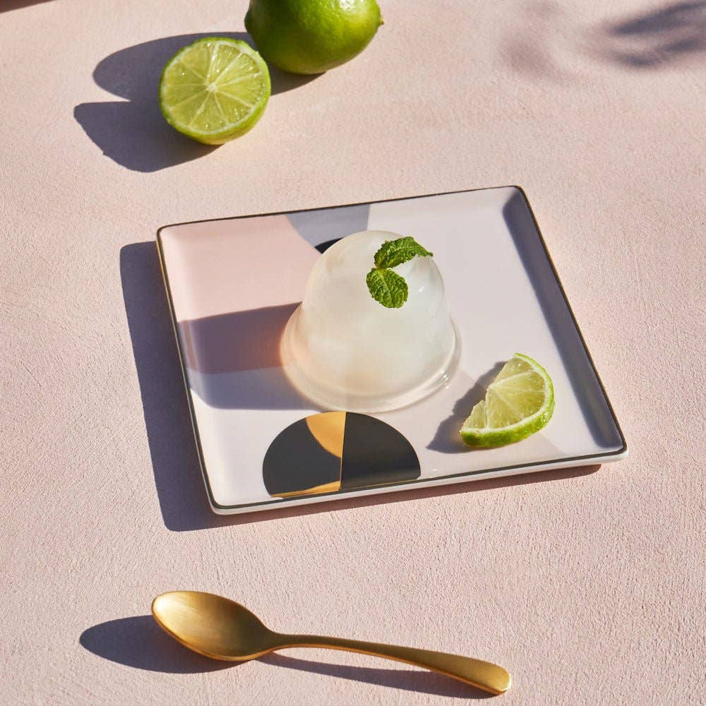 Plateau en céramique SIENNE - rose