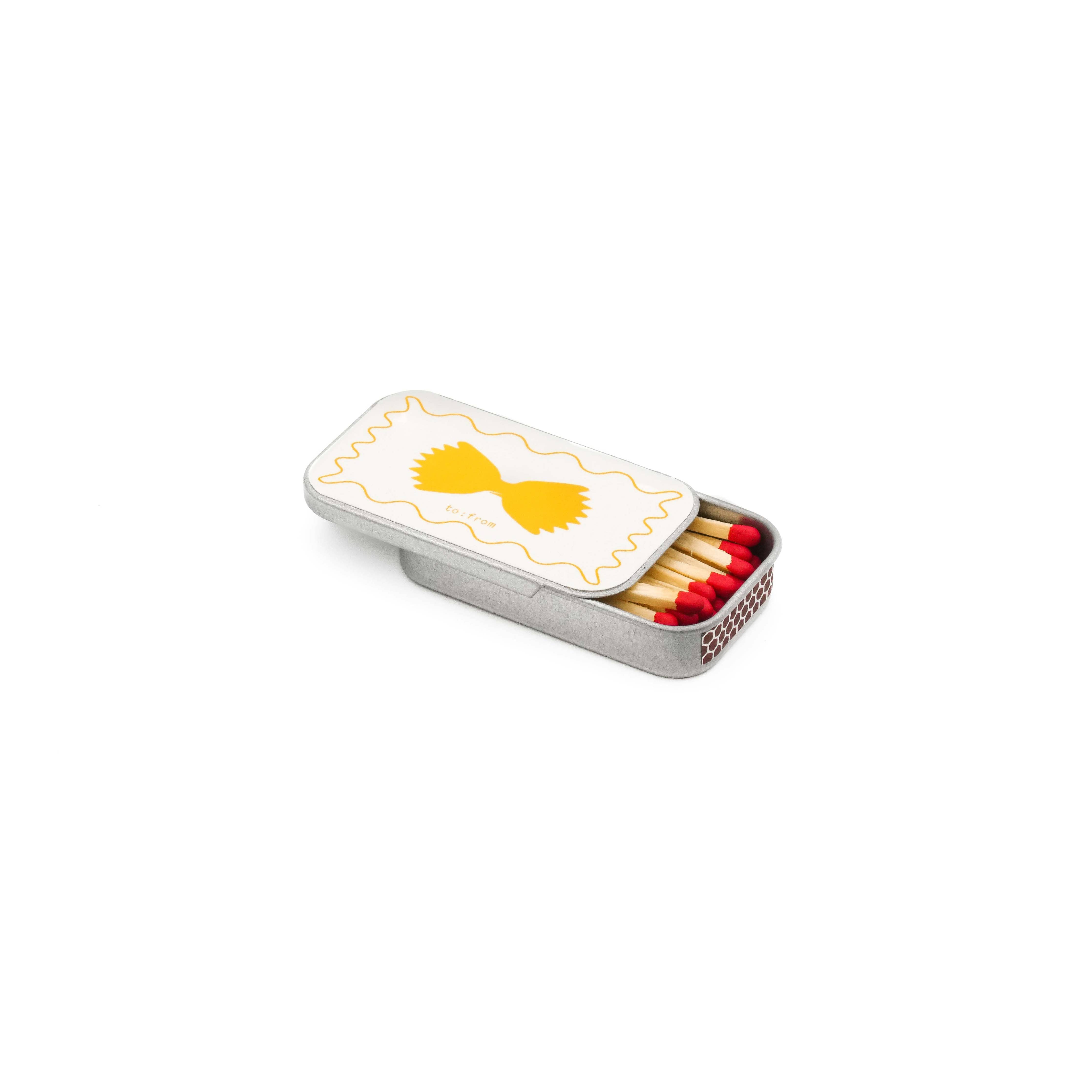 Boîte d'allumettes réutilisable PASTA