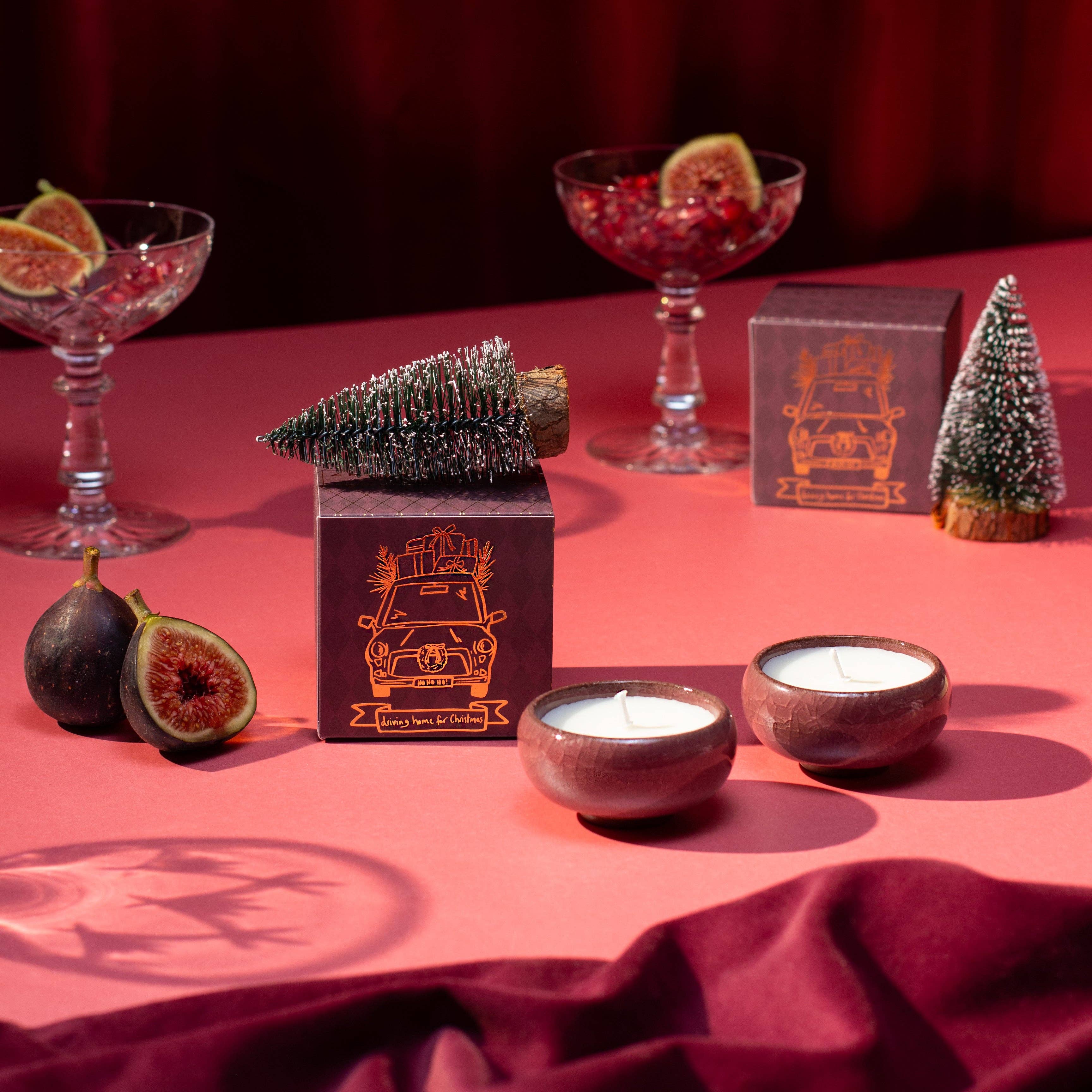 Coffret bougies chauffe-plat DRIVING HOME (Boîte de 2) - Epicéa de Noel