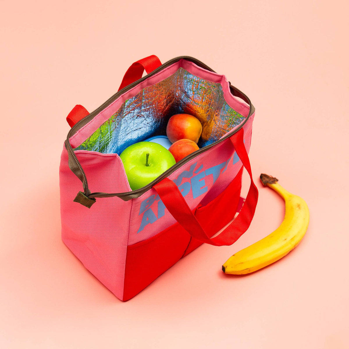 Sac déjeuner isotherme multicolore “Bon Appétit”