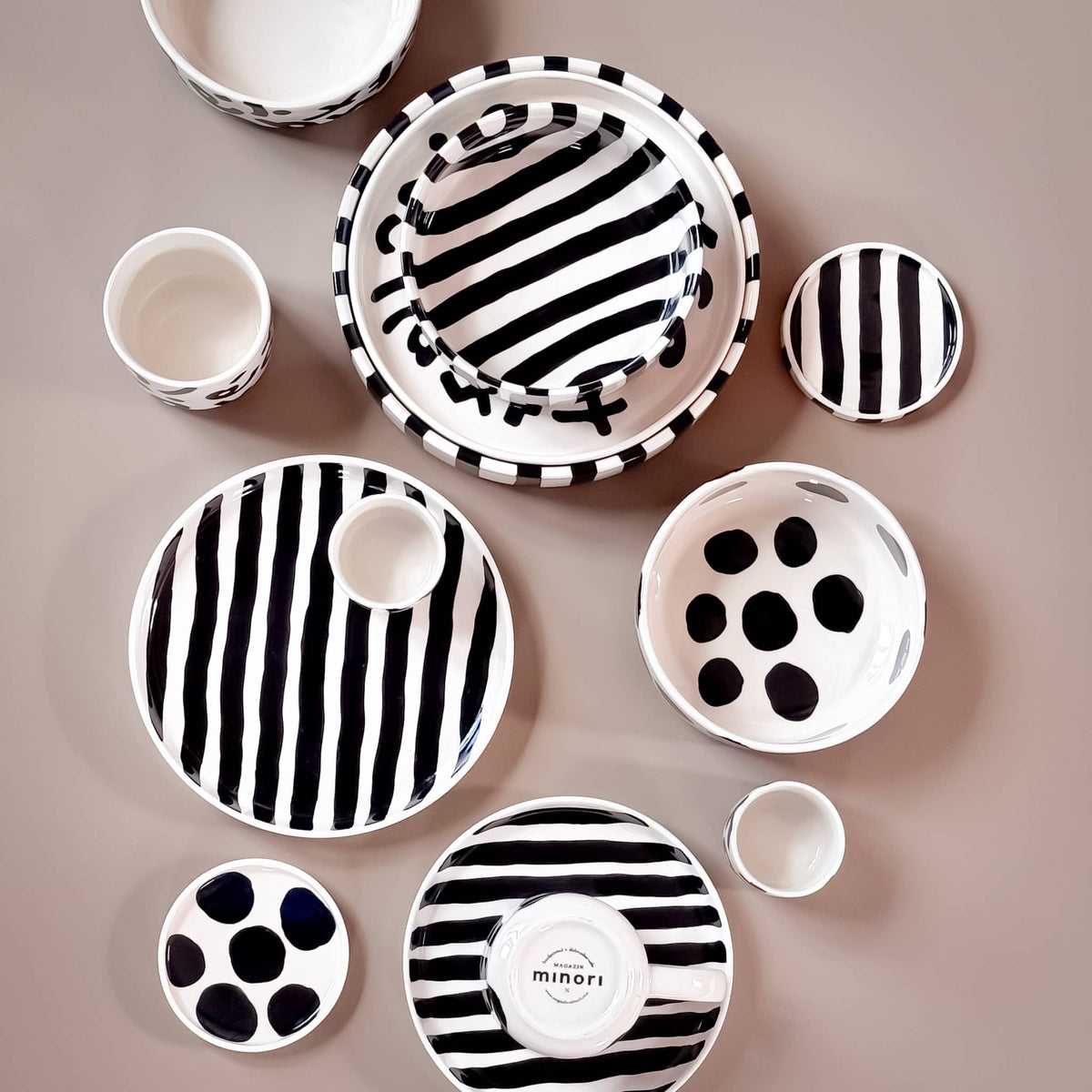 Set de 2 tasses espresso NOIR VOLCAN