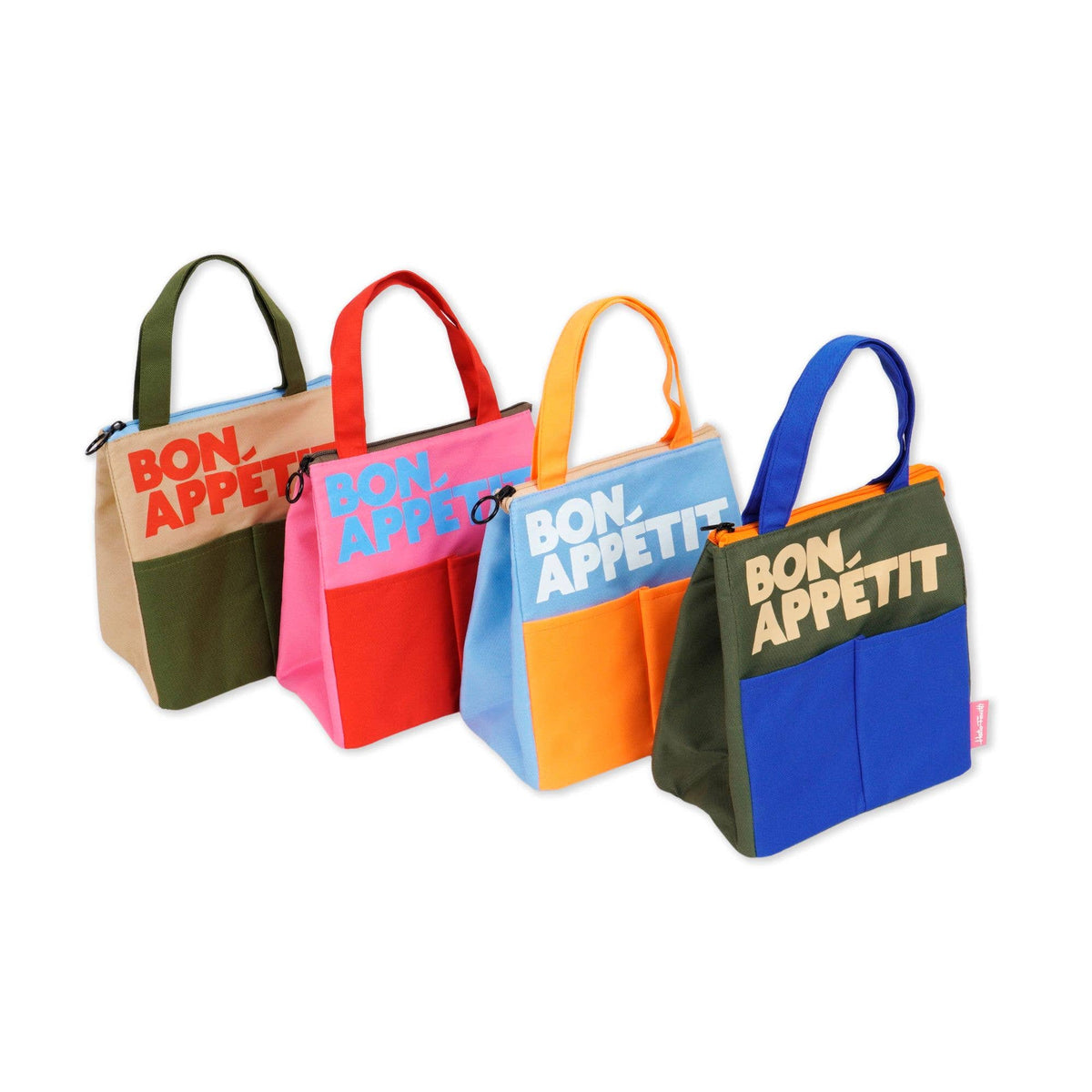 Sac déjeuner isotherme multicolore “Bon Appétit”
