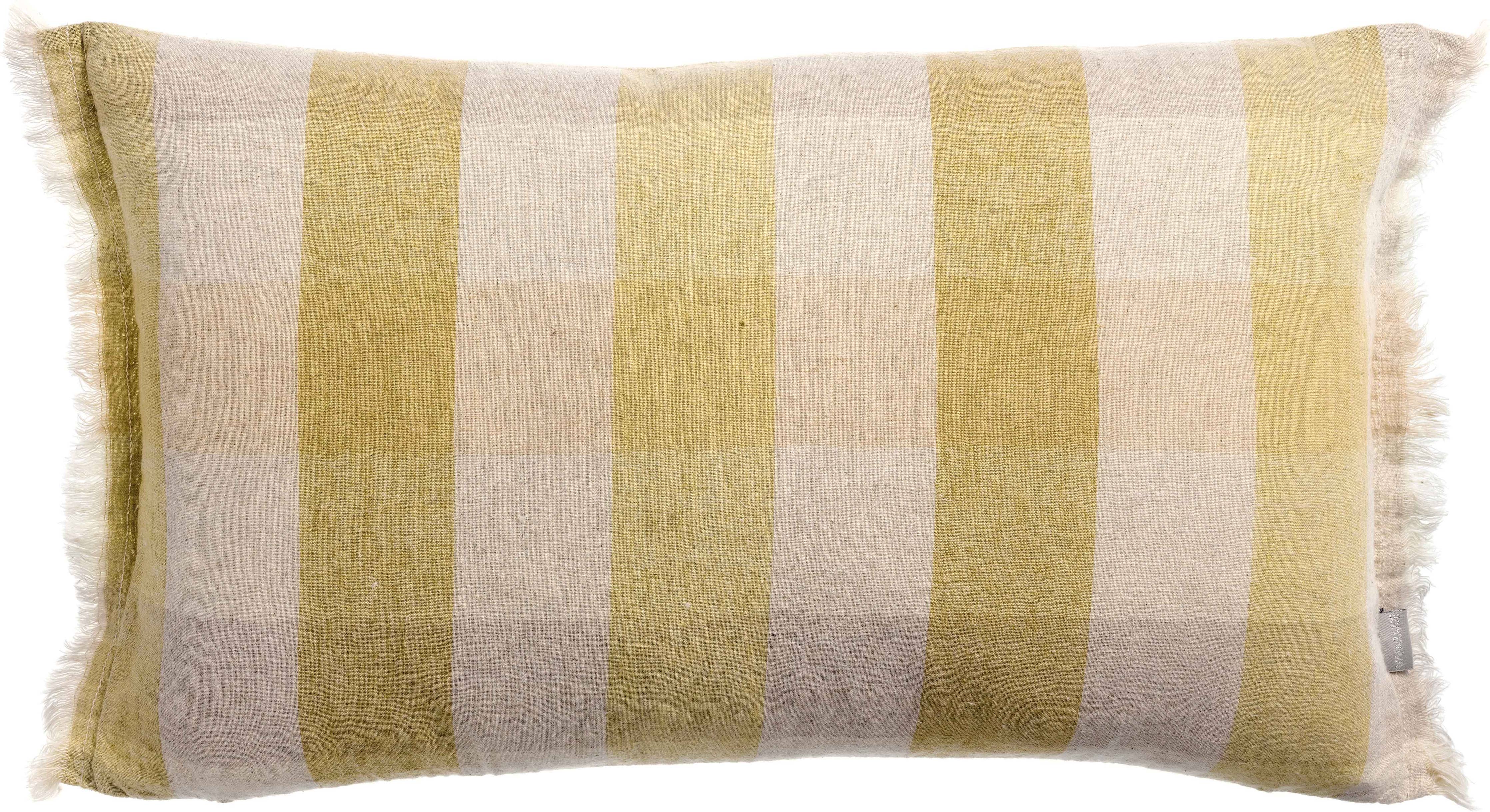 Coussin à carreaux KATE - bronze