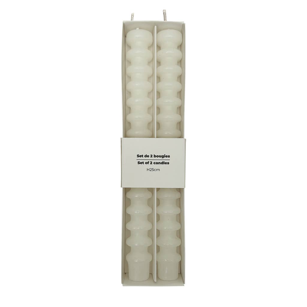 Bougies avec anneaux (25 cm)